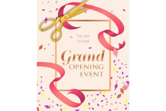 Download Grand Opening Event Lettering with Sciss - Event Collection