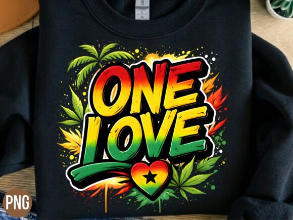 Download One Love Reggae Heart Weed Leaf PNG - Leaf Collection
