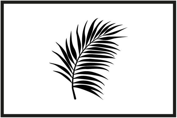 Download Palm Leaf Silhouette Clipart Isolated - Leaf Collection