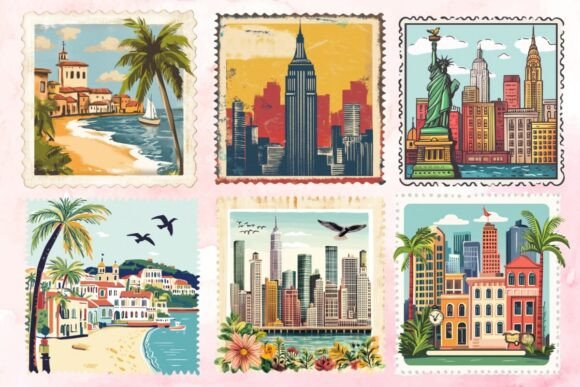 Download Summer Cities Postcard Clipart - Premium Resources